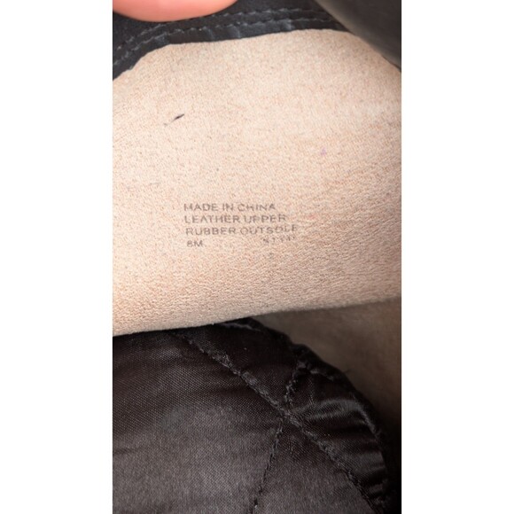 Michael Kors Hamilton Riding Knee High Boots w/Gold MK Logo Charm -Black- 8M - Picture 9 of 10